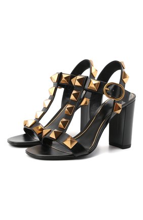 Кожаные босоножки Roman Stud | Фото №1 Кожаные босоножки Roman Stud | Фото №1