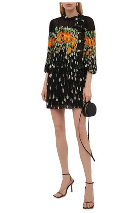 Женское платье REDVALENTINO черного цвета по цене 94650 руб., арт. WR3VABN5/604 | Фото 2 Женское платье REDVALENTINO черного цвета, арт. WR3VABN5/604 | Фото 2 (Материал подклада: Синтетический материал; Длина Ж (юбки, платья, шорты): Мини; Материал внешний: Синтетический материал; Стили: Романтичный; Случай: Вечерний; Женское Кросс-КТ: Платье-одежда; Рукава: 3/4)