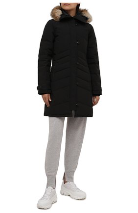 Женская пуховая парка CANADA GOOSE черного цвета по цене 109500 руб., арт. 2090LB | Фото 2 Женская пуховая парка CANADA GOOSE черного цвета, арт. 2090LB | Фото 2