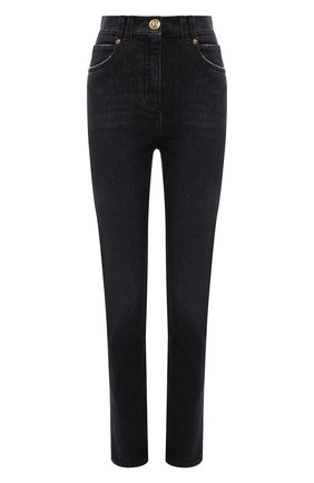 Женские джинсы BALMAIN черного цвета по цене 72550 руб., арт. WF1MF000/D134 | Фото 1 Женские джинсы BALMAIN черного цвета, арт. WF1MF000/D134 | Фото 1