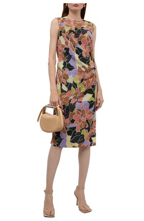 Женское платье DRIES VAN NOTEN разноцветного цвета по цене 83500 руб., арт. 212-031051-3009 | Фото 2 Женское платье DRIES VAN NOTEN разноцветного цвета, арт. 212-031051-3009 | Фото 2 (Материал внешний: Синтетический материал; Материал подклада: Вискоза; Стили: Романтичный; Случай: Повседневный; Женское Кросс-КТ: Платье-одежда; Длина Ж (юбки, платья, шорты): До колена)