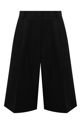 Женские шерстяные шорты DRIES VAN NOTEN черного цвета по цене 38350 руб., арт. 212-030974-3183 | Фото 1 Женские шерстяные шорты DRIES VAN NOTEN черного цвета, арт. 212-030974-3183 | Фото 1 (Материал внешний: Шерсть; Длина Ж (юбки, платья, шорты): Миди; Стили: Гламурный; Женское Кросс-КТ: Шорты-одежда; Кросс-КТ: Широкие)