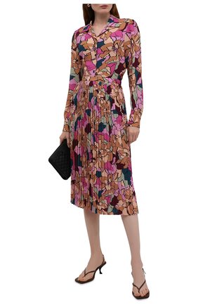 Женская плиссированная юбка DRIES VAN NOTEN разноцветного цвета по цене 49950 руб., арт. 212-030823-3009 | Фото 2 Женская плиссированная юбка DRIES VAN NOTEN разноцветного цвета, арт. 212-030823-3009 | Фото 2 (Материал внешний: Синтетический материал; Длина Ж (юбки, платья, шорты): Миди; Стили: Романтичный; Женское Кросс-КТ: Юбка-одежда, юбка-плиссе)