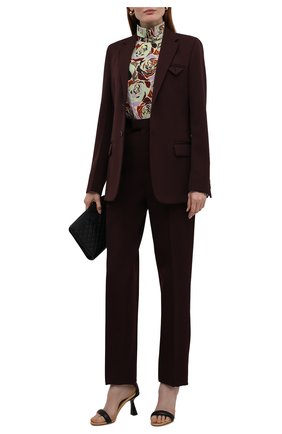Женская хлопковая блузка DRIES VAN NOTEN разноцветного цвета по цене 38100 руб., арт. 212-030777-3076 | Фото 2 Женская хлопковая блузка DRIES VAN NOTEN разноцветного цвета, арт. 212-030777-3076 | Фото 2 (Материал внешний: Хлопок; Рукава: Длинные; Длина (для топов): Стандартные; Стили: Романтичный; Женское Кросс-КТ: Блуза-одежда; Принт: С принтом)