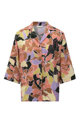 Женская рубашка DRIES VAN NOTEN оранжевого цвета по цене 31300 руб., арт. 212-030705-3009 | Фото 1 Женская рубашка DRIES VAN NOTEN оранжевого цвета, арт. 212-030705-3009 | Фото 1 (Длина (для топов): Стандартные; Материал внешний: Синтетический материал; Стили: Романтичный; Принт: С принтом; Женское Кросс-КТ: Рубашка-одежда; Рукава: Короткие)