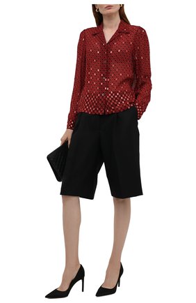 Женская блузка из вискозы DRIES VAN NOTEN красного цвета по цене 67100 руб., арт. 212-030703-3005 | Фото 2 Женская блузка из вискозы DRIES VAN NOTEN красного цвета, арт. 212-030703-3005 | Фото 2 (Рукава: Длинные; Материал внешний: Вискоза; Длина (для топов): Стандартные; Стили: Романтичный; Принт: С принтом; Женское Кросс-КТ: Блуза-одежда)