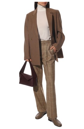 Женские кашемировые брюки LORO PIANA бежевого цвета по цене 224500 руб., арт. FAL8084 | Фото 2 Женские кашемировые брюки LORO PIANA бежевого цвета, арт. FAL8084 | Фото 2