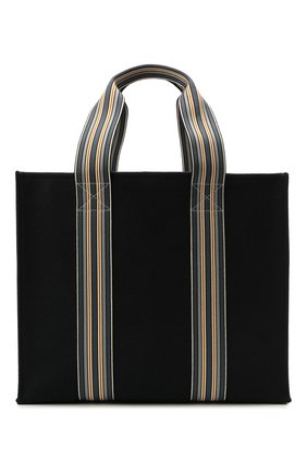 Женский сумка-шопер suitcase stripe LORO PIANA синего цвета, арт. FAL2357 | Фото 1 (Материал: Текстиль; Сумки-технические: Сумки-шопперы; Размер: large; Женское Кросс-КТ: Сумка-пляжные сумки)