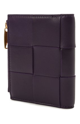 Женские кожаное портмоне BOTTEGA VENETA фиолетового цвета по цене 35650 руб., арт. 651381/VCQC4 | Фото 2 Женские кожаное портмоне BOTTEGA VENETA фиолетового цвета, арт. 651381/VCQC4 | Фото 2