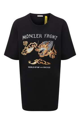 Хлопковая футболка 7 Moncler Frgmt Hiroshi Fujiwara