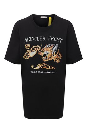 Мужская хлопковая футболка 7 moncler frgmt hiroshi fujiwara MONCLER GENIUS черного цвета по цене 30750 руб., арт. G2-09U-8C000-06-8392B | Фото 1 Мужская хлопковая футболка 7 moncler frgmt hiroshi fujiwara MONCLER GENIUS черного цвета, арт. G2-09U-8C000-06-8392B | Фото 1 (Длина (для топов): Стандартные; Рукава: Короткие; Материал внешний: Хлопок; Принт: С принтом; Стили: Гранж; Shop in Shop M: Футболки)