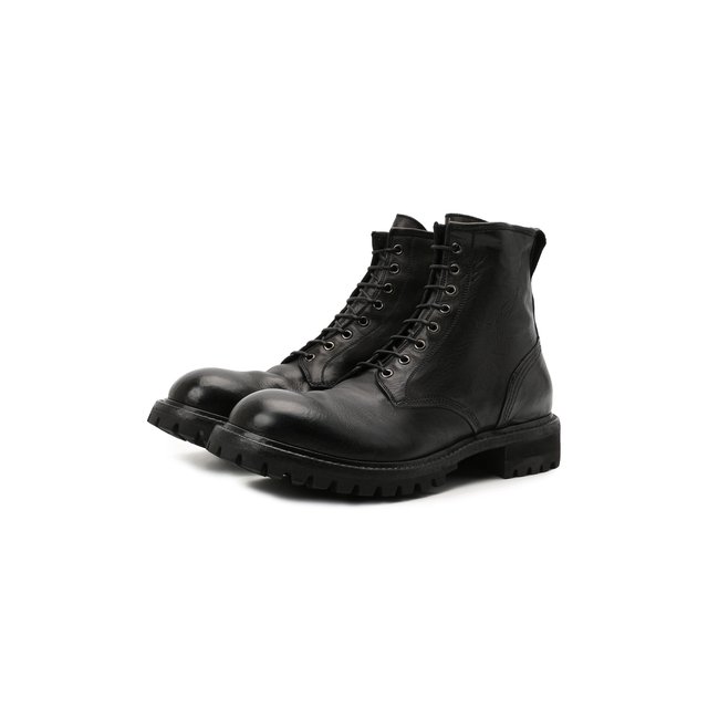 Кожаные ботинки Premiata 31925/CHETTA BRASS, цвет чёрный, размер 43.5 31925/CHETTA BRASS - фото 1