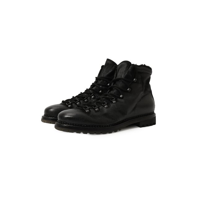 Кожаные ботинки Premiata 339P/VINZ, цвет чёрный, размер 44 339P/VINZ - фото 1