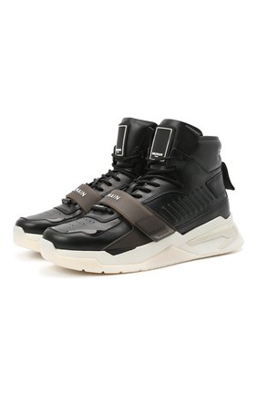 Мужские кожаные кроссовки b-ball BALMAIN черного цвета по цене 62700 руб., арт. WM1VG230/LCTW | Фото 1 Мужские кожаные кроссовки b-ball BALMAIN черного цвета, арт. WM1VG230/LCTW | Фото 1