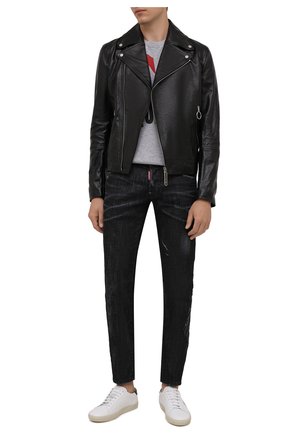 Мужские джинсы DSQUARED2 черного цвета по цене 42500 руб., арт. S71LB0967/S30357 | Фото 2 Мужские джинсы DSQUARED2 черного цвета, арт. S71LB0967/S30357 | Фото 2