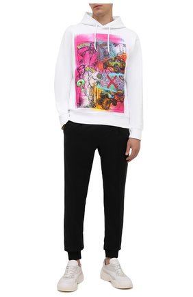 Мужской хлопковое худи DSQUARED2 белого цвета по цене 36950 руб., арт. S71GU0452/S25042 | Фото 2 Мужской хлопковое худи DSQUARED2 белого цвета, арт. S71GU0452/S25042 | Фото 2