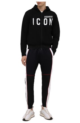 Мужские джоггеры DSQUARED2 черного цвета по цене 51350 руб., арт. S74KB0592/S47858 | Фото 2 Мужские джоггеры DSQUARED2 черного цвета, арт. S74KB0592/S47858 | Фото 2