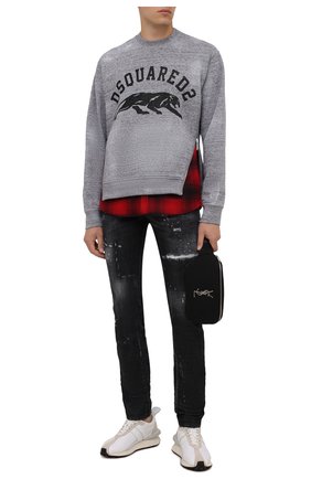 Мужские джинсы DSQUARED2 темно-серого цвета по цене 52600 руб., арт. S79LA0031/S30357 | Фото 2 Мужские джинсы DSQUARED2 темно-серого цвета, арт. S79LA0031/S30357 | Фото 2