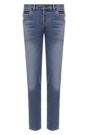 Мужские джинсы BALMAIN голубого цвета по цене 78000 руб., арт. WH1MH030/145D | Фото 1 Мужские джинсы BALMAIN голубого цвета, арт. WH1MH030/145D | Фото 1