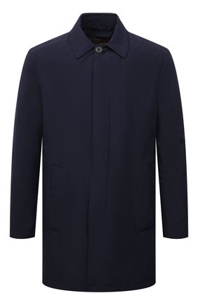 Мужской утепленный плащ CORNELIANI темно-синего цвета по цене 73200 руб., арт. 8835L2-1820149/00 | Фото 1 Мужской утепленный плащ CORNELIANI темно-синего цвета, арт. 8835L2-1820149/00 | Фото 1