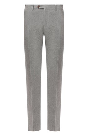 Мужские шерстяные брюки CORNELIANI серого цвета по цене 27550 руб., арт. 885B01-1818111/02 | Фото 1 Мужские шерстяные брюки CORNELIANI серого цвета, арт. 885B01-1818111/02 | Фото 1