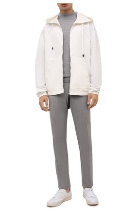 Мужские шерстяные брюки CORNELIANI серого цвета по цене 27550 руб., арт. 885B01-1818111/02 | Фото 2 Мужские шерстяные брюки CORNELIANI серого цвета, арт. 885B01-1818111/02 | Фото 2