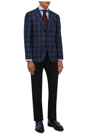 Мужской шерстяной пиджак CORNELIANI синего цвета по цене 135000 руб., арт. 886268-1816227/90 Q1 | Фото 2 Мужской шерстяной пиджак CORNELIANI синего цвета, арт. 886268-1816227/90 Q1 | Фото 2