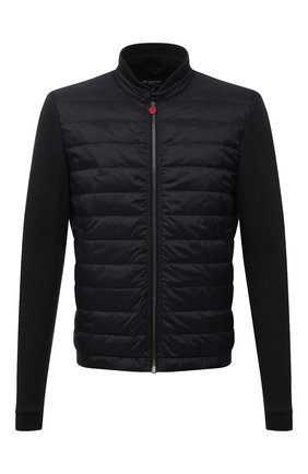 Мужской комбинированная толстовка KITON черного цвета по цене 263000 руб., арт. UW1039V0394A | Фото 1 Мужской комбинированная толстовка KITON черного цвета, арт. UW1039V0394A | Фото 1