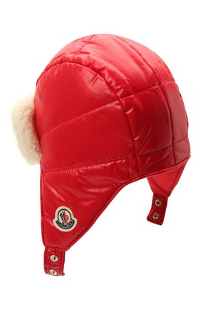 Детского шапка MONCLER красного цвета по цене 12000 руб., арт. G2-951-3B600-10-68950 | Фото 2 Детского шапка MONCLER красного цвета, арт. G2-951-3B600-10-68950 | Фото 2