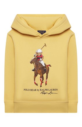 Детский хлопковое худи POLO RALPH LAUREN желтого цвета по цене 7945 руб., арт. 322853795 | Фото 1 Детский хлопковое худи POLO RALPH LAUREN желтого цвета, арт. 322853795 | Фото 1