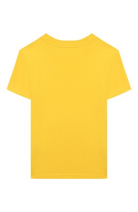 Детская хлопковая футболка POLO RALPH LAUREN желтого цвета, арт. 321844820 | Фото 2 (Рукава: Короткие; Материал внешний: Хлопок; Ростовка одежда: 18 мес | 86 см, 3 года | 98 см, 4 года | 104 см)