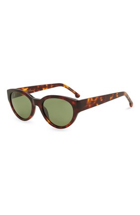 Женские солнцезащитные очки LORO PIANA темно-коричневого цвета, арт. FAL4776 | Фото 1 (Тип очков: С/з)