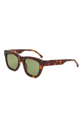 Женские солнцезащитные очки LORO PIANA темно-коричневого цвета, арт. FAL4920 | Фото 1 (Тип очков: С/з; Кросс-КТ: С/з-унисекс; Оптика Гендер: оптика-унисекс)