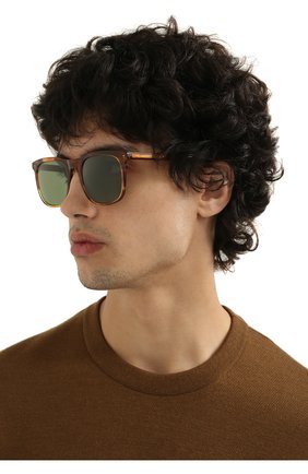 Мужские солнцезащитные очки LORO PIANA светло-коричневого цвета по цене 48700 руб., арт. FAI4927 | Фото 2 Мужские солнцезащитные очки LORO PIANA светло-коричневого цвета, арт. FAI4927 | Фото 2