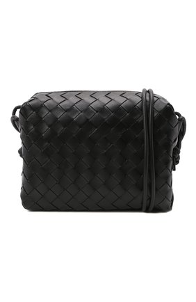Женская сумка loop BOTTEGA VENETA черного цвета по цене 183000 руб., арт. 666689/VCPP3 | Фото 6 Женская сумка loop BOTTEGA VENETA черного цвета, арт. 666689/VCPP3 | Фото 6 (Сумки-технические: Сумки через плечо; Материал: Натуральная кожа; Ремень/цепочка: На ремешке; Размер: small)
