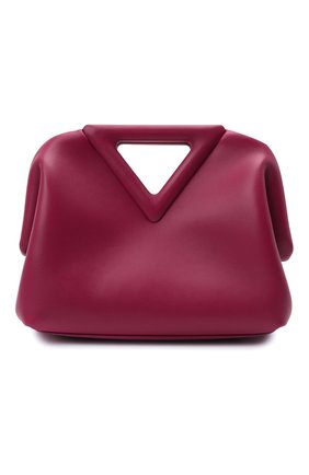 Женская сумка point small BOTTEGA VENETA фуксия цвета, арт. 658476/VCP40 | Фото 1 (Материал: Натуральная кожа; Размер: small; Сумки-технические: Сумки top-handle; Ремень/цепочка: На ремешке)
