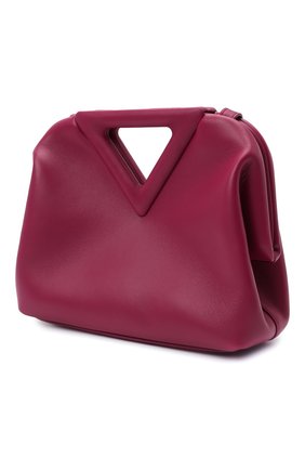 Женская сумка point small BOTTEGA VENETA фуксия цвета по цене 158000 руб., арт. 658476/VCP40 | Фото 4 Женская сумка point small BOTTEGA VENETA фуксия цвета, арт. 658476/VCP40 | Фото 4 (Сумки-технические: Сумки top-handle; Материал: Натуральная кожа; Ремень/цепочка: На ремешке; Размер: small)