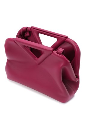 Женская сумка point small BOTTEGA VENETA фуксия цвета по цене 158000 руб., арт. 658476/VCP40 | Фото 5 Женская сумка point small BOTTEGA VENETA фуксия цвета, арт. 658476/VCP40 | Фото 5 (Сумки-технические: Сумки top-handle; Материал: Натуральная кожа; Ремень/цепочка: На ремешке; Размер: small)