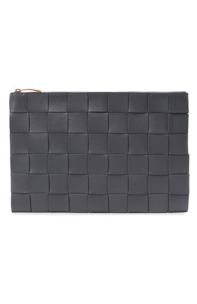 Женские кожаная папка для документов BOTTEGA VENETA серого цвета по цене 99500 руб., арт. 651409/VCQC1 | Фото 1 Женские кожаная папка для документов BOTTEGA VENETA серого цвета, арт. 651409/VCQC1 | Фото 1