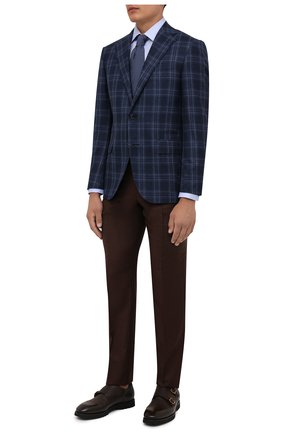 Мужская хлопковая сорочка CORNELIANI голубого цвета по цене 19950 руб., арт. 88P010-1811264/00 | Фото 2 Мужская хлопковая сорочка CORNELIANI голубого цвета, арт. 88P010-1811264/00 | Фото 2