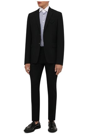Мужская хлопковая сорочка CORNELIANI темно-синего цвета по цене 21250 руб., арт. 88P110-1811270/00 | Фото 2 Мужская хлопковая сорочка CORNELIANI темно-синего цвета, арт. 88P110-1811270/00 | Фото 2