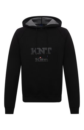 Мужской худи из вискозы KNT черного цвета по цене 72800 руб., арт. UMM0200 | Фото 1 Мужской худи из вискозы KNT черного цвета, арт. UMM0200 | Фото 1