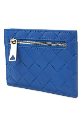 Мужской кожаный футляр для кредитных карт BOTTEGA VENETA синего цвета по цене 27850 руб., арт. 650527/VCPQ3 | Фото 5 Мужской кожаный футляр для кредитных карт BOTTEGA VENETA синего цвета, арт. 650527/VCPQ3 | Фото 5