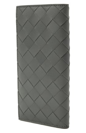 Мужской кожаное портмоне BOTTEGA VENETA серого цвета по цене 49600 руб., арт. 635077/VCPQ4 | Фото 2 Мужской кожаное портмоне BOTTEGA VENETA серого цвета, арт. 635077/VCPQ4 | Фото 2