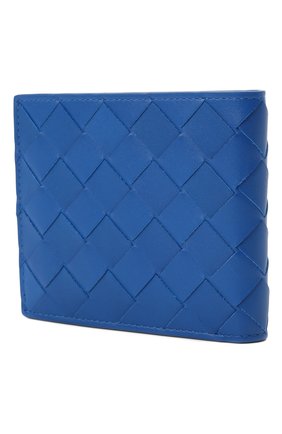 Мужской кожаное портмоне BOTTEGA VENETA синего цвета по цене 28950 руб., арт. 605721/VCPQ4 | Фото 2 Мужской кожаное портмоне BOTTEGA VENETA синего цвета, арт. 605721/VCPQ4 | Фото 2