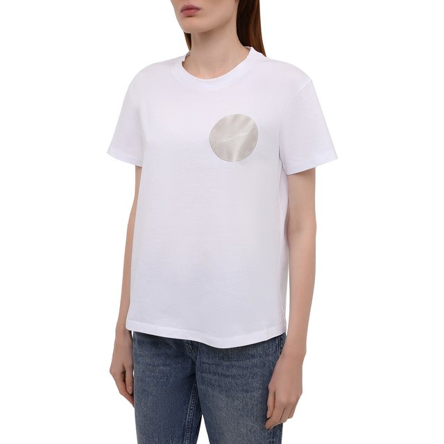 фото Хлопковая футболка emporio armani