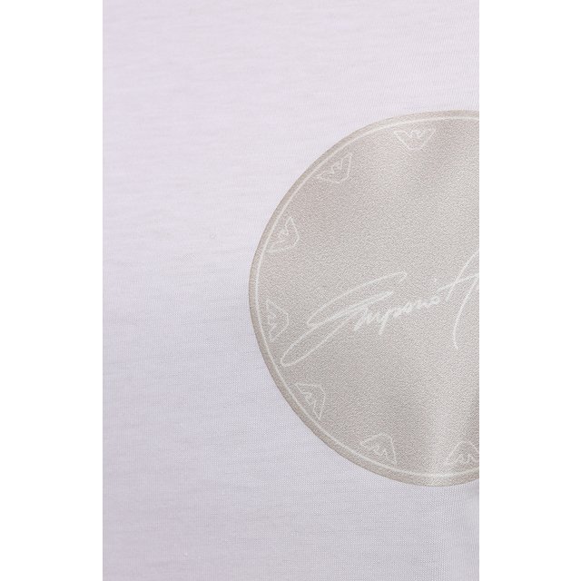 фото Хлопковая футболка emporio armani