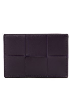 Женский кожаный футляр для кредитных карт BOTTEGA VENETA темно-фиолетового цвета по цене 19150 руб., арт. 651401/VCQC4 | Фото 1 Женский кожаный футляр для кредитных карт BOTTEGA VENETA темно-фиолетового цвета, арт. 651401/VCQC4 | Фото 1