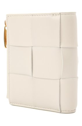 Женские кожаное портмоне BOTTEGA VENETA кремвого цвета по цене 35650 руб., арт. 651381/VCQC4 | Фото 2 Женские кожаное портмоне BOTTEGA VENETA кремвого цвета, арт. 651381/VCQC4 | Фото 2