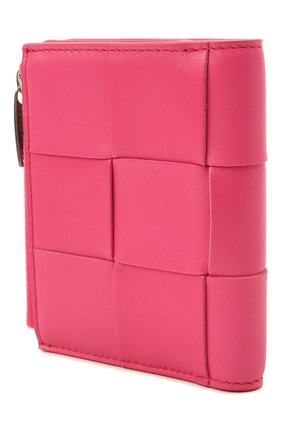 Женские кожаное портмоне BOTTEGA VENETA розового цвета по цене 35650 руб., арт. 651381/VCQC4 | Фото 2 Женские кожаное портмоне BOTTEGA VENETA розового цвета, арт. 651381/VCQC4 | Фото 2